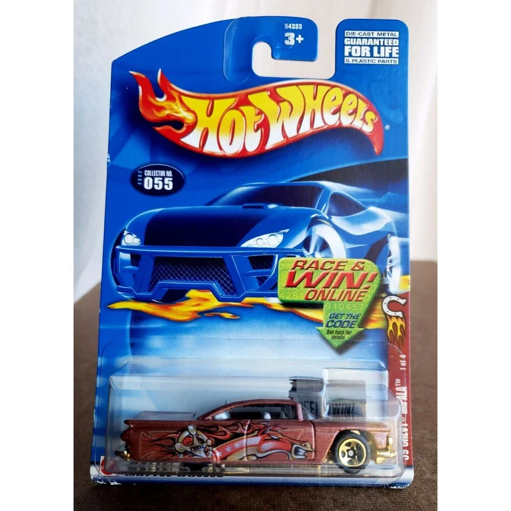 2002 Hot Wheels '59 CHEVY IMPALA Brown #055 Wild Frontier Series 1:64 GOLD 5-SP
